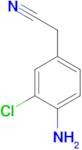 2-(4-amino-3-chlorophenyl)acetonitrile