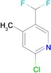 2-CHLORO-5-(DIFLUOROMETHYL)-4-METHYLPYRIDINE