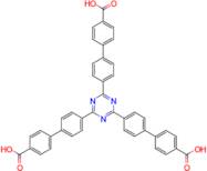 4-[4-[4,6-Bis[4-(4-carboxyphenyl)phenyl]-1,3,5-triazin-2-yl]phenyl]benzoic acid