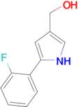 5-(2-Fluorophenyl)-1H-pyrrole-3-methanol