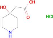 2-(4-hydroxy-4-piperidyl)acetic acid;hydrochloride