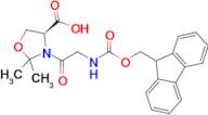 (S)-3-(2-((((9H-Fluoren-9-yl)methoxy)carbonyl)amino)acetyl)-2,2-dimethyloxazolidine-4-carboxylic acid