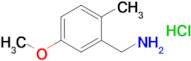 (5-Methoxy-2-methylphenyl)methanamine hydrochloride