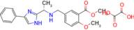 Methyl (S)-2-methoxy-5-(((1-(5-phenyl-1H-imidazol-2-yl)ethyl)amino)methyl)benzoate oxalate