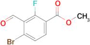 Methyl 4-bromo-2-fluoro-3-formylbenzoate