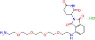 4-((14-Amino-3,6,9,12-tetraoxatetradecyl)amino)-2-(2,6-dioxopiperidin-3-yl)isoindoline-1,3-dione hydrochloride