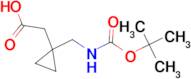 2-(1-(((tert-butoxycarbonyl)amino)methyl)cyclopropyl)acetic acid