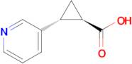 (1R,2R)-2-(Pyridin-3-yl)cyclopropane-1-carboxylic acid