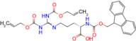 (S)-2-((((9H-Fluoren-9-yl)methoxy)carbonyl)amino)-5-((5,9-dioxo-4,10-dioxa-6,8-diazatrideca-1,12-dien-7-ylidene)amino)pentanoic acid