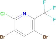 3,5-Dibromo-2-chloro-6-(trifluoromethyl)pyridine