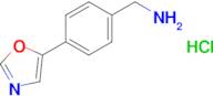 (4-(Oxazol-5-yl)phenyl)methanamine hydrochloride