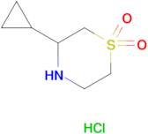 3-Cyclopropylthiomorpholine 1,1-dioxide hydrochloride