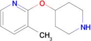 3-Methyl-2-(piperidin-4-yloxy)pyridine