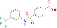 4-(N-(3-(trifluoromethyl)phenyl)sulfamoyl)benzoic acid