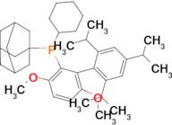 Adamantan-1-yl(cyclohexyl)(2',4',6'-triisopropyl-3,6-dimethoxy-[1,1'-biphenyl]-2-yl)phosphane