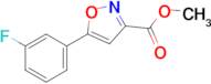 Methyl 5-(3-fluorophenyl)isoxazole-3-carboxylate