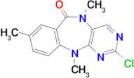 2-Chloro-5,8,11-trimethyl-5H-benzo[e]pyrimido[5,4-b][1,4]diazepin-6(11H)-one