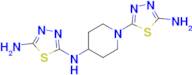 N2-(1-(5-Amino-1,3,4-thiadiazol-2-yl)piperidin-4-yl)-1,3,4-thiadiazole-2,5-diamine