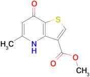 methyl 5-methyl-7-oxo-4H,7H-thieno[3,2-b]pyridine-3-carboxylate