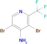 3,5-Dibromo-2-(trifluoromethyl)pyridin-4-amine