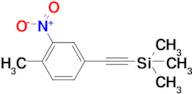 Trimethyl((4-methyl-3-nitrophenyl)ethynyl)silane