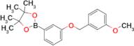 2-(3-((3-Methoxybenzyl)oxy)phenyl)-4,4,5,5-tetramethyl-1,3,2-dioxaborolane