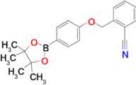 2-((4-(4,4,5,5-Tetramethyl-1,3,2-dioxaborolan-2-yl)phenoxy)methyl)benzonitrile