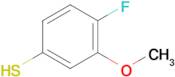 4-Fluoro-3-methoxybenzenethiol