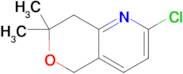 2-Chloro-7,7-dimethyl-7,8-dihydro-5H-pyrano[4,3-b]pyridine