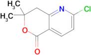 2-Chloro-7,7-dimethyl-7,8-dihydro-5H-pyrano[4,3-b]pyridin-5-one