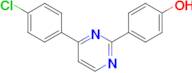 4-(4-(4-Chlorophenyl)pyrimidin-2-yl)phenol