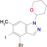 4-Bromo-5-iodo-6-methyl-1-(tetrahydro-2H-pyran-2-yl)-1H-indazole