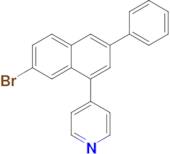 4-(7-Bromo-3-phenylnaphthalen-1-yl)pyridine