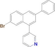 3-(7-Bromo-3-phenylnaphthalen-1-yl)pyridine