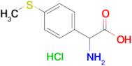 2-Amino-2-(4-(methylthio)phenyl)acetic acid hydrochloride