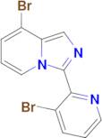 8-Bromo-3-(3-bromopyridin-2-yl)imidazo[1,5-a]pyridine