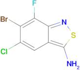 6-Bromo-5-chloro-7-fluorobenzo[c]isothiazol-3-amine