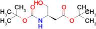 (R)-tert-Butyl 3-((tert-butoxycarbonyl)amino)-4-hydroxybutanoate