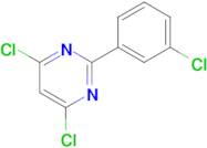 4,6-Dichloro-2-(3-chlorophenyl)pyrimidine