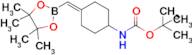 Tert-Butyl (4-((4,4,5,5-tetramethyl-1,3,2-dioxaborolan-2-yl)methylene)cyclohexyl)carbamate