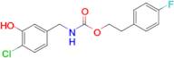 4-Fluorophenethyl 4-chloro-3-hydroxybenzylcarbamate