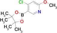 4-Chloro-2-methoxy-5-(4,4,5,5-tetramethyl-1,3,2-dioxaborolan-2-yl)pyridine