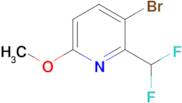 3-Bromo-2-(difluoromethyl)-6-methoxypyridine