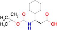 (R)-3-((tert-Butoxycarbonyl)amino)-3-cyclohexylpropanoic acid