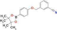 3-((4-(4,4,5,5-Tetramethyl-1,3,2-dioxaborolan-2-yl)phenoxy)methyl)benzonitrile