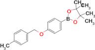 4,4,5,5-Tetramethyl-2-(4-((4-methylbenzyl)oxy)phenyl)-1,3,2-dioxaborolane