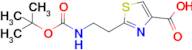 2-(2-((tert-Butoxycarbonyl)amino)ethyl)thiazole-4-carboxylic acid