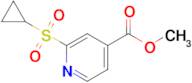 Methyl 2-(cyclopropylsulfonyl)isonicotinate