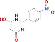 6-hydroxy-2-(4-nitrophenyl)-1,4-dihydropyrimidin-4-one