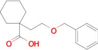 1-(2-(Benzyloxy)ethyl)cyclohexanecarboxylic acid